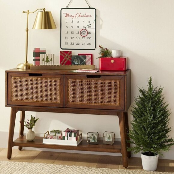 Hearth & Hand Magnolia Metal‎ Latch Box Red/Gold - Christmas 2023 - Picture 2 of 5